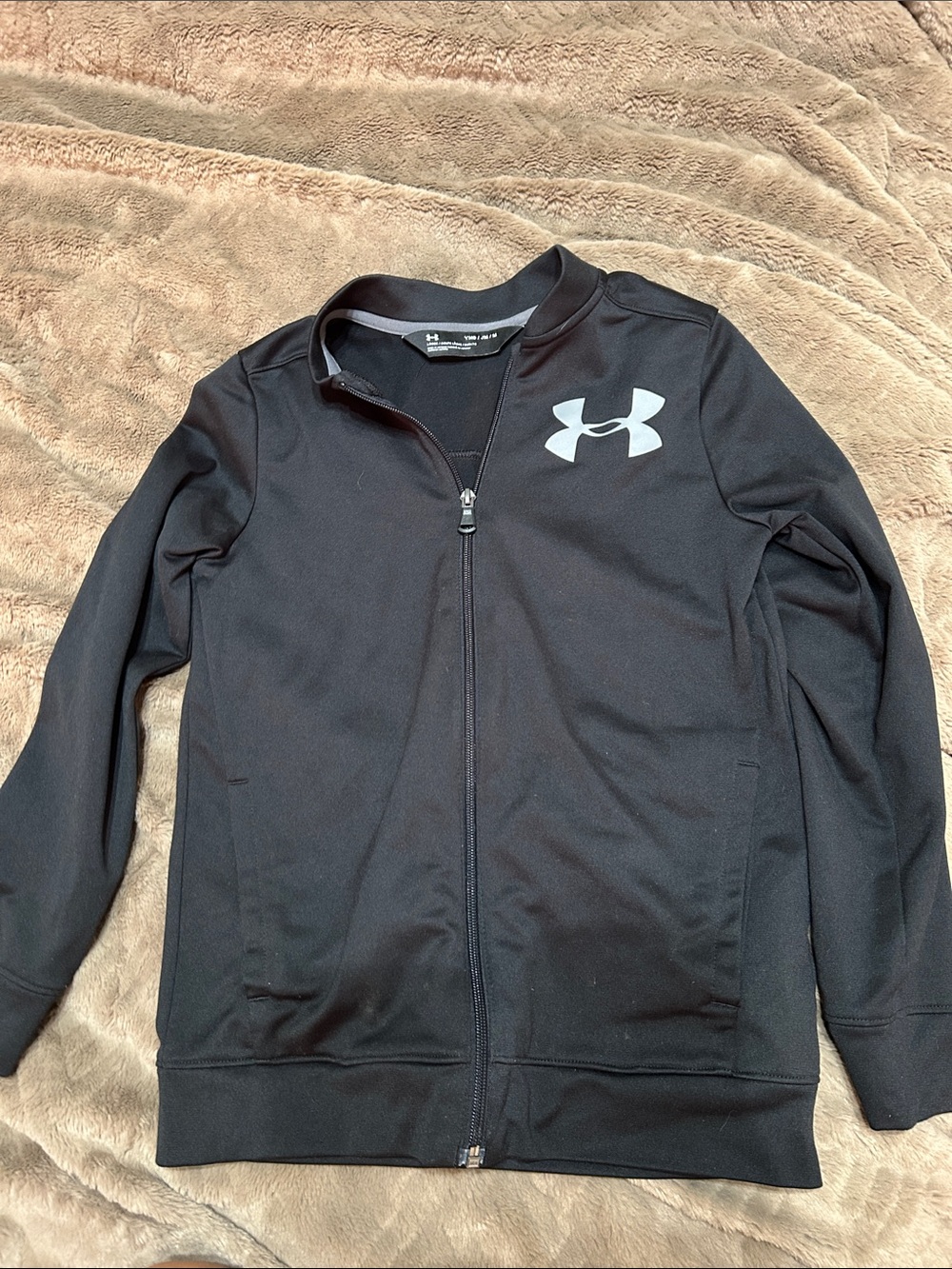 Under Armour Black Zip-Up Performance Jacket